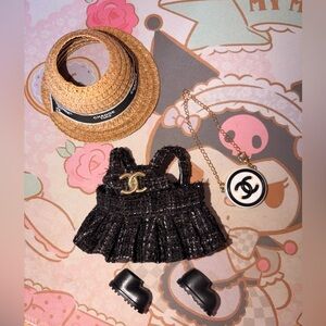 Black Labubu Clothes